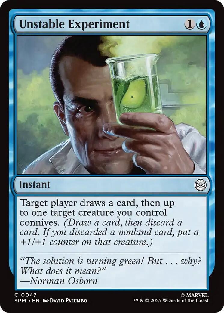 Image for Unstable Experiment (47) (Marvel's Spider-Man) - Magic: The Gathering