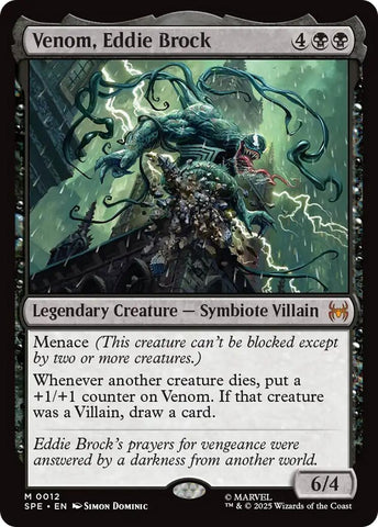 Image for Venom, Eddie Brock (12) (Marvel's Spider-Man: Eternal-Legal) - Magic: The Gathering