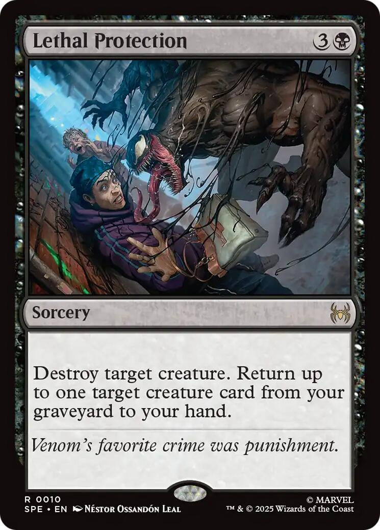 Image for Lethal Protection (10) (Marvel's Spider-Man: Eternal-Legal) - Magic: The Gathering