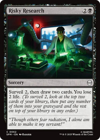 Image for Risky Research (62) (Marvel's Spider-Man) - Magic: The Gathering