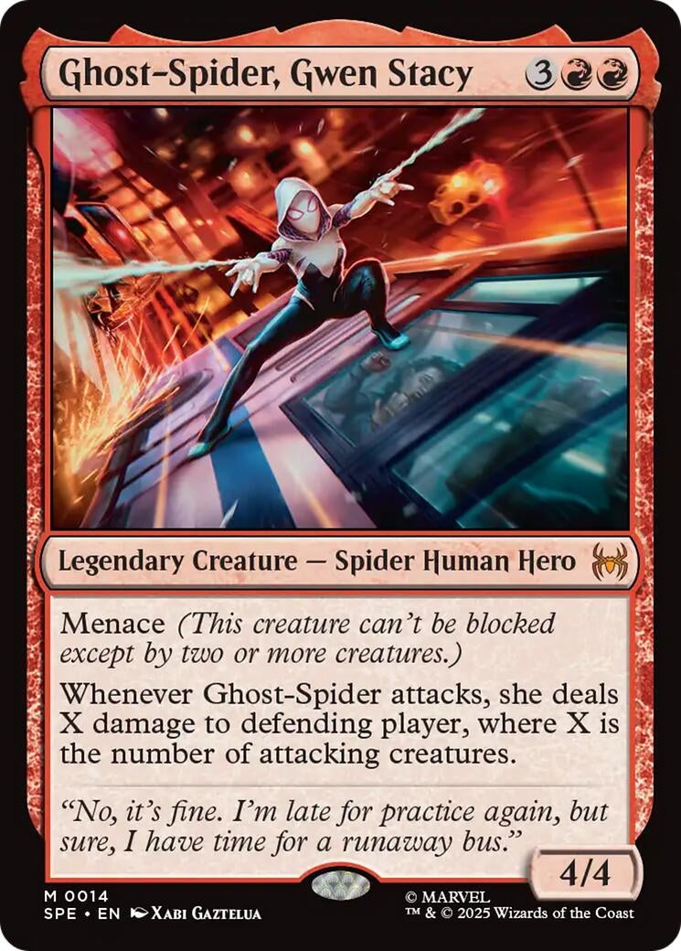 Image for Ghost-Spider, Gwen Stacy (14) (Marvel's Spider-Man: Eternal-Legal) - Magic: The Gathering
