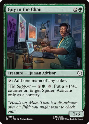 Image for Guy in the Chair (102) (Marvel's Spider-Man) - Magic: The Gathering