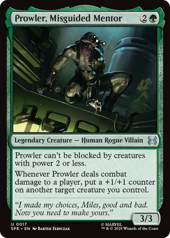 Image for Prowler, Misguided Mentor (17) (Marvel's Spider-Man: Eternal-Legal) - Magic: The Gathering