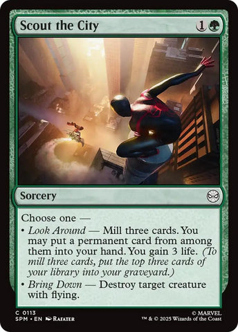 Image for Scout the City (113) (Marvel's Spider-Man) - Magic: The Gathering