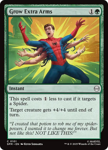 Image for Grow Extra Arms (101) (Marvel's Spider-Man) - Magic: The Gathering