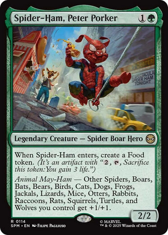 Image for Spider-Ham, Peter Porker (114) (Marvel's Spider-Man) - Magic: The Gathering
