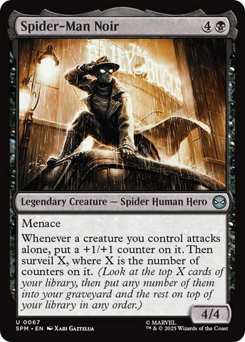 Image for Spider-Man Noir (67) (Marvel's Spider-Man) - Magic: The Gathering