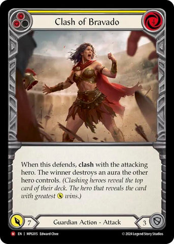 Image for Clash of Bravado (MPG015) (Mastery Pack Guardian) - Flesh and Blood TCG