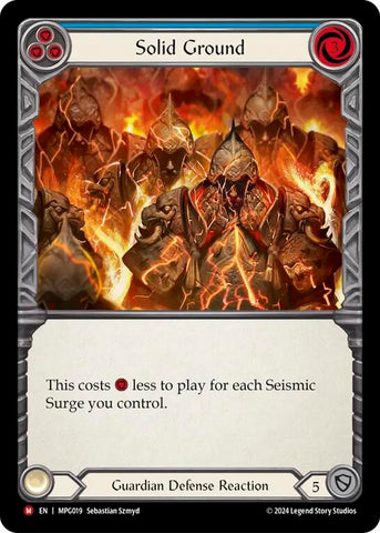 Image for Solid Ground (MPG019) (Mastery Pack Guardian) - Flesh and Blood TCG