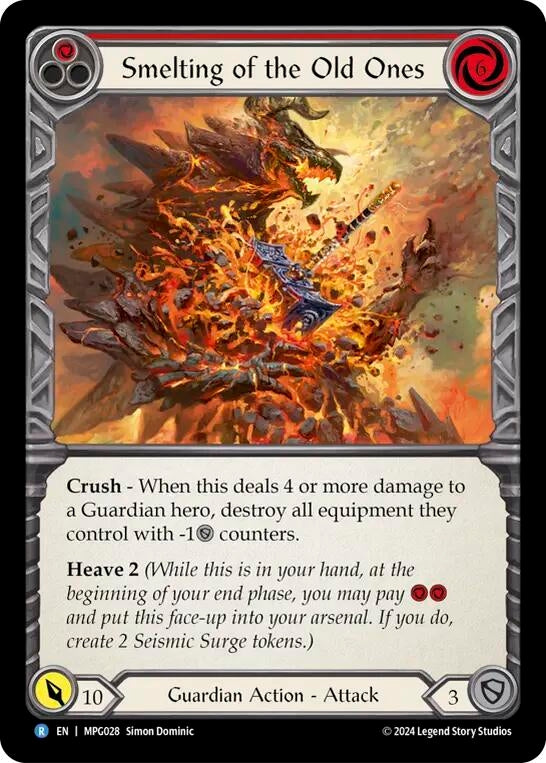 Image for Smelting of the Old Ones (MPG028) (Mastery Pack Guardian) - Flesh and Blood TCG