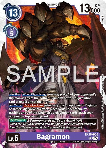 Image for Bagramon (EX10-056 R) - Digimon Card Game