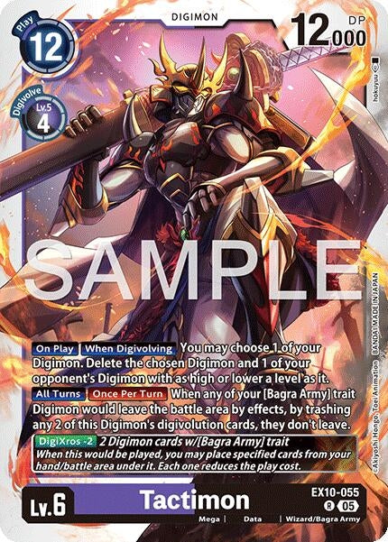 Image for Tactimon (EX10-055 R) - Digimon Card Game