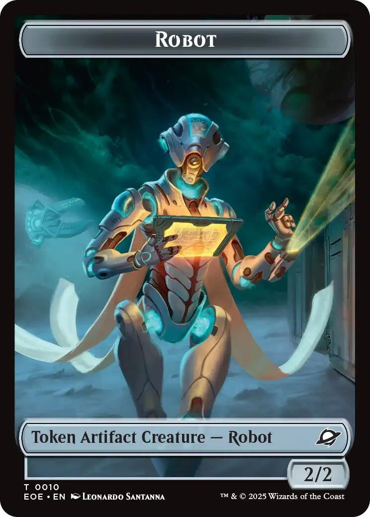 Image for Robot // Drone Double-Sided Token (10 // 3) - Magic: The Gathering