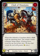 Image for Clash of Mountains (Yellow) (MPG062) (Mastery Pack Guardian) - Flesh and Blood TCG
