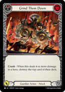 Image for Grind Them Down (Red) (MPG079) (Mastery Pack Guardian) - Flesh and Blood TCG