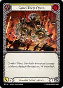Image for Grind Them Down (Yellow) (MPG080) (Mastery Pack Guardian) - Flesh and Blood TCG