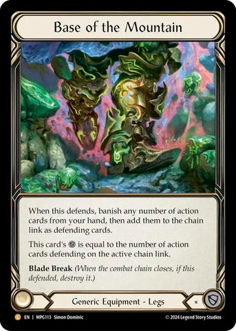 Image for Base of the Mountain (MPG113) (Mastery Pack Guardian) - Flesh and Blood TCG