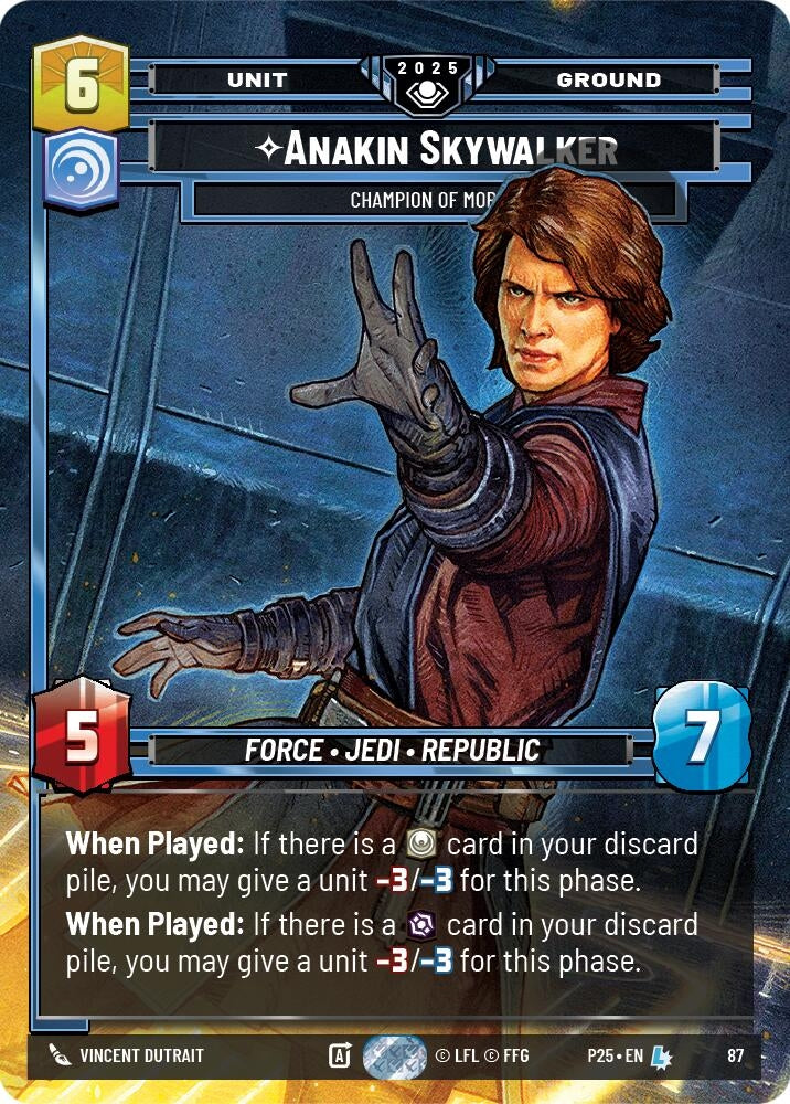 Image for Anakin Skywalker - Champion of Mortis (87) - Star Wars: Unlimited