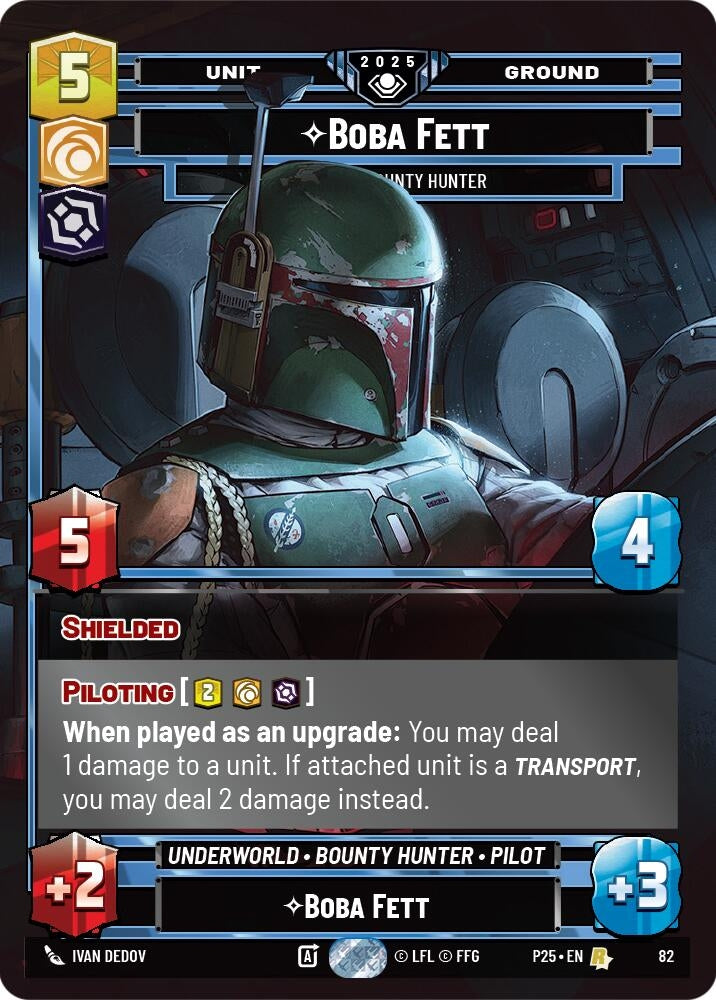 Image for Boba Fett - Feared Bounty Hunter (82) - Star Wars: Unlimited
