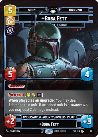 Image for Boba Fett - Feared Bounty Hunter (82) - Star Wars: Unlimited