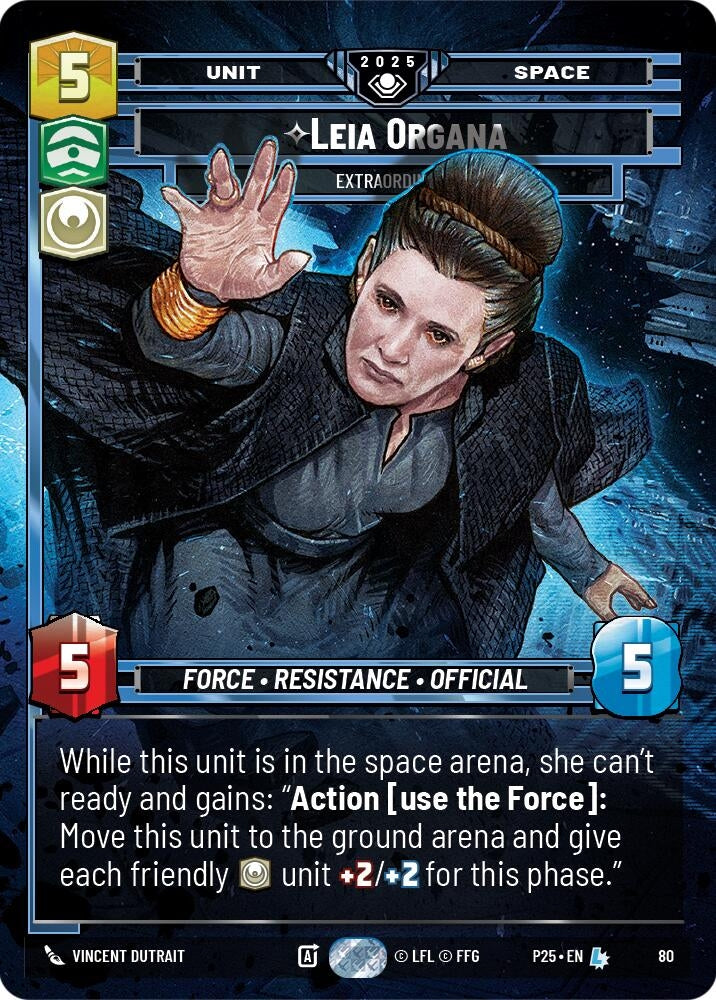 Image for Leia Organa - Extraordinary (80) - Star Wars: Unlimited
