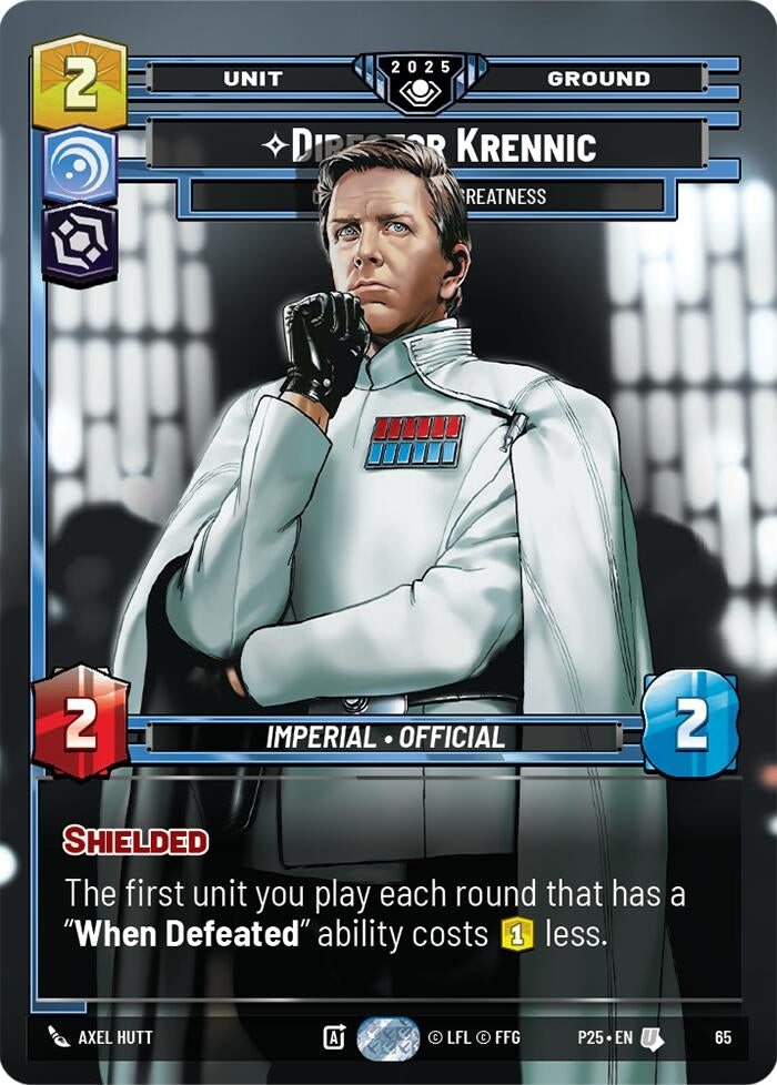 Image for Director Krennic - On the Verge of Greatness (65) - Star Wars: Unlimited