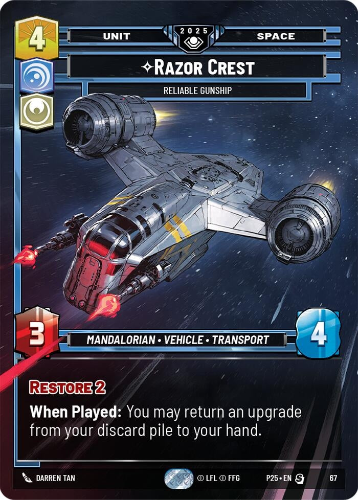 Image for Razor Crest - Reliable Gunship (67) - Star Wars: Unlimited