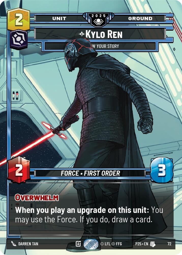 Image for Kylo Ren - I Know Your Story (72) - Star Wars: Unlimited