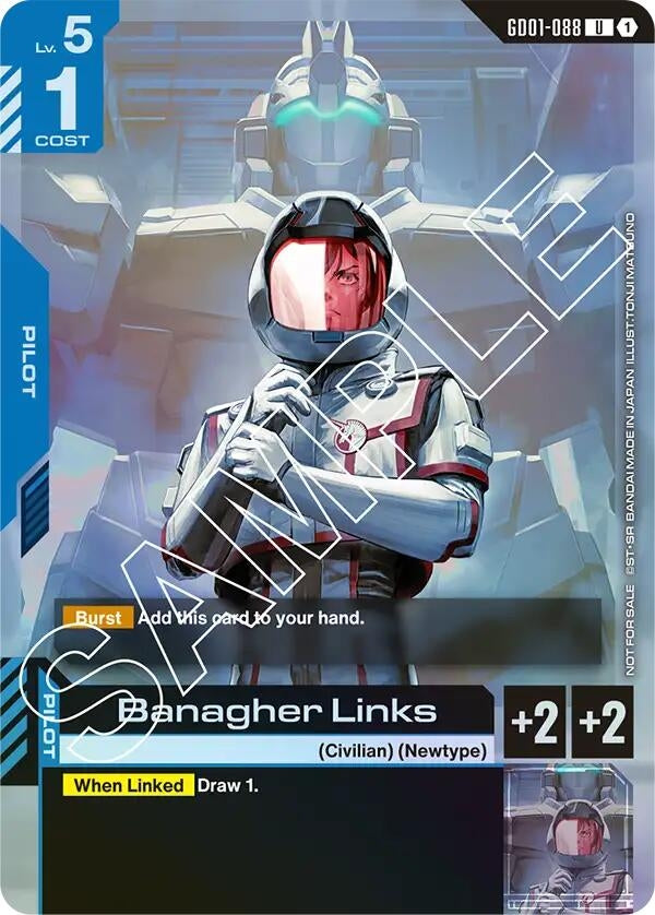 Image for Banagher Links (Launch Event) (GD01-088) (Gundam Promotional Cards) - Gundam Card Game