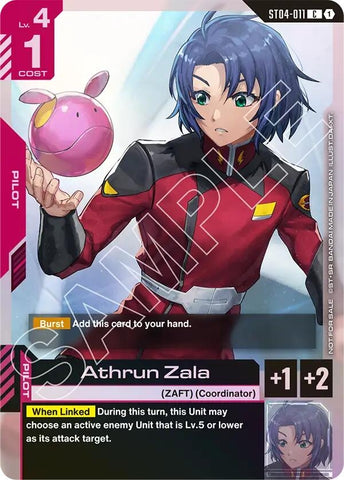 Image for Athrun Zala (Store Tournament Participant Pack 01) (ST04-011) (Gundam Promotional Cards) - Gundam Card Game
