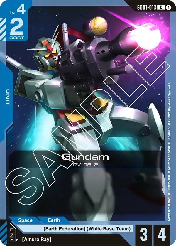 Image for Gundam (GD01-013) (Launch Kit 01) (GD01-013) (Gundam Promotional Cards) - Gundam Card Game