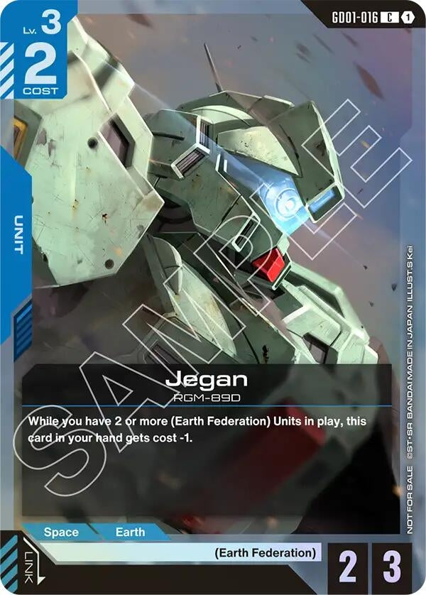 Image for Jegan (Store Tournament Participant Pack 01) (GD01-016) (Gundam Promotional Cards) - Gundam Card Game