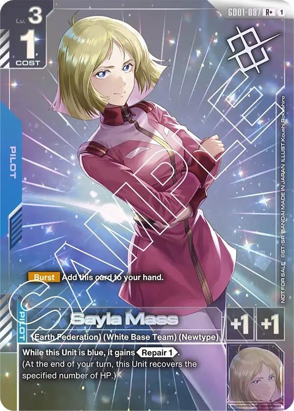 Image for Sayla Mass (Store Tournament Winner Pack 01) (GD01-087) (Gundam Promotional Cards) - Gundam Card Game