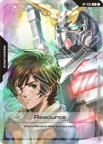 Image for Resource (RP-005) (Mobile Suit Gundam Unicorn) (RP-005) (Promotional Resource Tokens) - Gundam Card Game