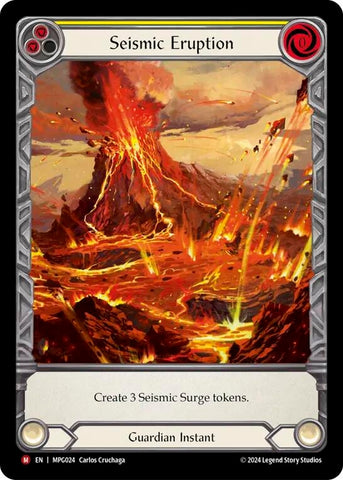 Image for Seismic Eruption (Extended Art) (MPG024) (Mastery Pack Guardian) - Flesh and Blood TCG