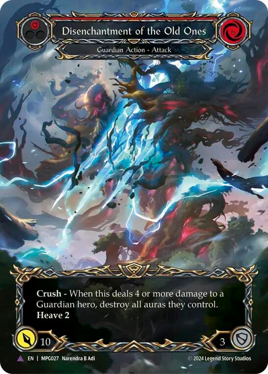 Image for Disenchantment of the Old Ones (Marvel) (MPG027) (Mastery Pack Guardian) - Flesh and Blood TCG