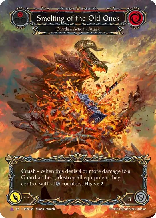 Image for Smelting of the Old Ones (Marvel) (MPG028) (Mastery Pack Guardian) - Flesh and Blood TCG