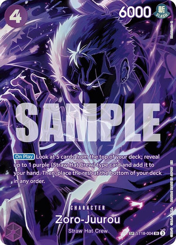 Image for Zoro-Juurou (SP) (ST18-004) (Legacy of the Master) - One Piece Card Game