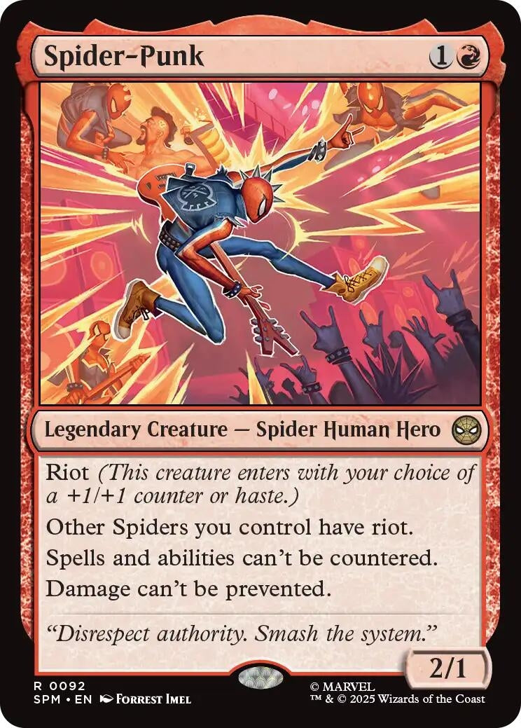 Image for Spider-Punk (92) (Marvel's Spider-Man) - Magic: The Gathering