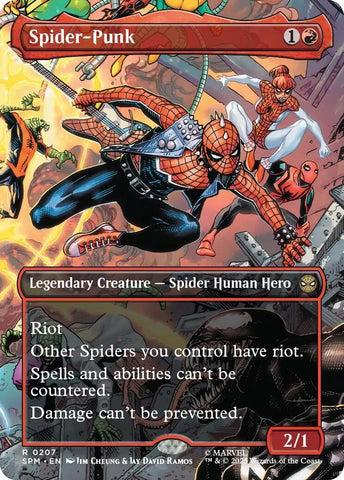 Image for Spider-Punk (0207) (Borderless) (207) (Marvel's Spider-Man) - Magic: The Gathering