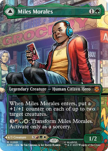 Image for Miles Morales (0200) (Borderless) (200) (Marvel's Spider-Man) - Magic: The Gathering