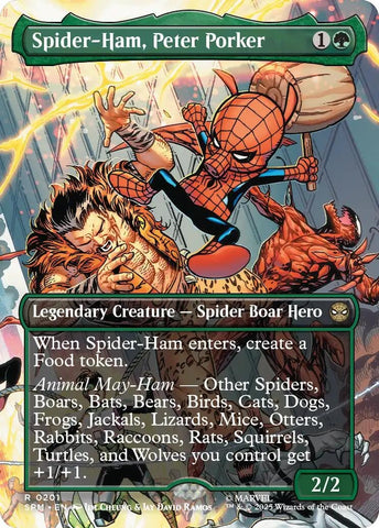 Image for Spider-Ham, Peter Porker (Borderless) (201) (Marvel's Spider-Man) - Magic: The Gathering