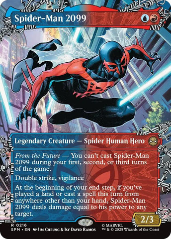 Image for Spider-Man 2099 (0216) (Borderless) (216) (Marvel's Spider-Man) - Magic: The Gathering