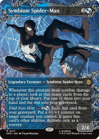 Image for Symbiote Spider-Man (Borderless) (217) (Marvel's Spider-Man) - Magic: The Gathering