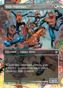 Image for Web-Warriors (Borderless) (203) (Marvel's Spider-Man) - Magic: The Gathering