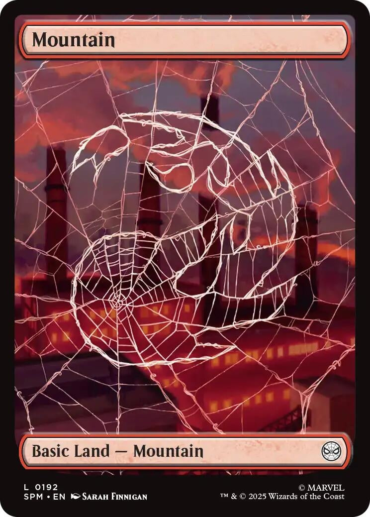 Image for Mountain (0192) (192) (Marvel's Spider-Man) - Magic: The Gathering