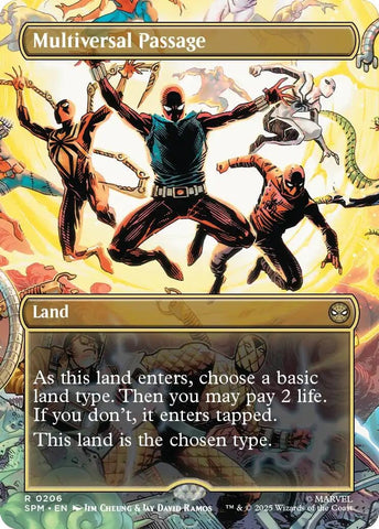 Image for Multiversal Passage (Borderless) (206) (Marvel's Spider-Man) - Magic: The Gathering