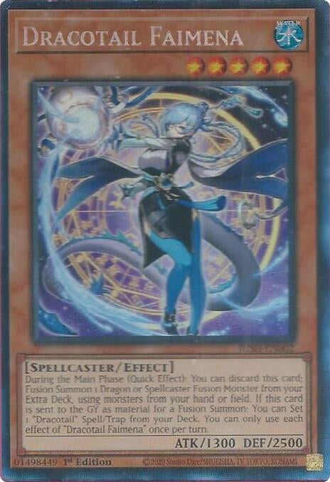 Image for Dracotail Faimena (CR) (JUSH-EN002) (Justice Hunters) - YuGiOh