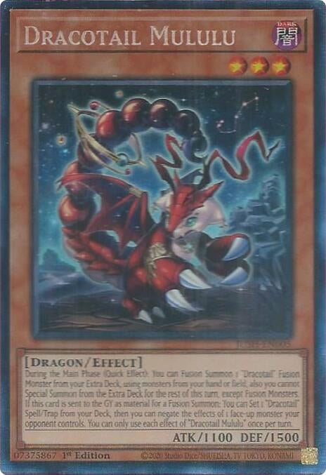 Image for Dracotail Mululu (CR) (JUSH-EN005) (Justice Hunters) - YuGiOh