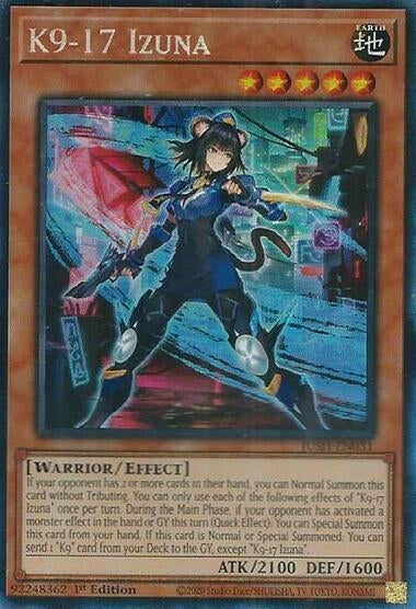 Image for K9-17 Izuna (CR) (JUSH-EN031) (Justice Hunters) - YuGiOh